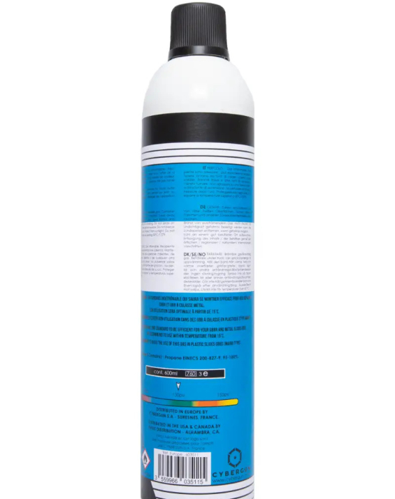 Airsoft Bouteille de gaz sec 130 PSI